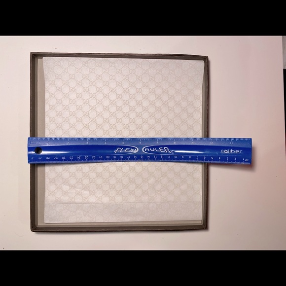 Gucci Box for Square Scarf Empty Brown embossed - Picture 3 of 7